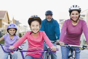 What are the benefits of wearing a bicycle helmet?