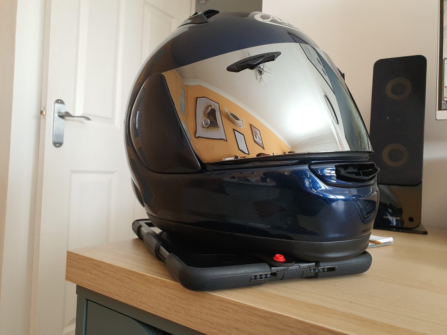 Why are reflective visors illegal?