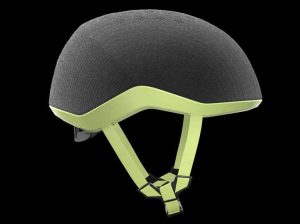 helmet is made from recycled materials